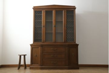 中古　DREXEL HERITAGE(ドレクセルヘリテイジ)　Triune(トライユン)　凛とした佇まいの食器棚(定価約90万円)(カップボード、キャビネット)(R-051719)