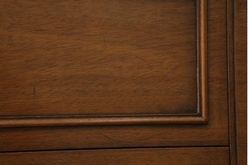 中古　DREXEL HERITAGE(ドレクセルヘリテイジ)　Triune(トライユン)　凛とした佇まいの食器棚(定価約90万円)(カップボード、キャビネット)(R-051719)