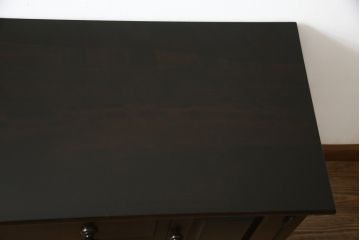 中古　リメイク家具　北海道民芸家具　上質な作りが魅力のサイドキャビネット(リビングボード、引き出し、チェスト、テレビ台)(R-051738)