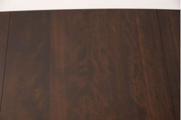 中古　北海道民芸家具　希少な絶版品　引き出し付きが使い勝手の良い上品なバタフライテーブル(ダイニングテーブル、エクステンションテーブル)(R-051740)