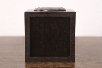 中古　美品　岩谷堂箪笥　巾着モチーフの金具が目を引くペン立て(ペンスタンド)(R-051746)