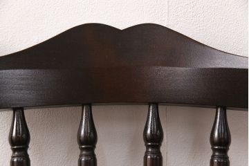 中古　北海道民芸家具　美品!ダイニングチェア(椅子、板座チェア)(R-051755)