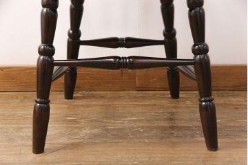 中古　北海道民芸家具　美品!ダイニングチェア(椅子、板座チェア)(R-051755)