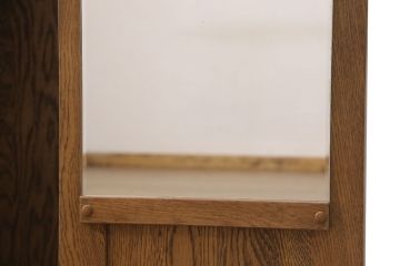 中古　旭川家具　山室家具　ナラ材　ハートメイドファニチャー　ESPOIR(エスポアール)シリーズ　No.101　収納力抜群のワードローブ(洋服タンス、衣装タンス、キャビネット)(定価約40万円)(R-051759)