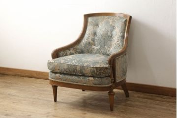 中古　DREXEL HERITAGE(ドレクセルヘリテイジ)　Upholstery(アップホルスタリー)　ローバックチェア(アームチェア、1人掛けソファ)(定価約45万円)(R-051777)