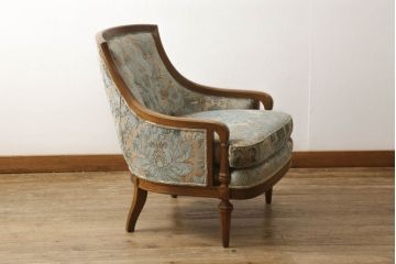 中古　DREXEL HERITAGE(ドレクセルヘリテイジ)　Upholstery(アップホルスタリー)　ローバックチェア(アームチェア、1人掛けソファ)(定価約45万円)(R-051777)