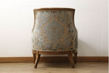 中古　DREXEL HERITAGE(ドレクセルヘリテイジ)　Upholstery(アップホルスタリー)　ローバックチェア(アームチェア、1人掛けソファ)(定価約45万円)(R-051777)