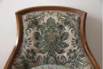 中古　DREXEL HERITAGE(ドレクセルヘリテイジ)　Upholstery(アップホルスタリー)　ローバックチェア(アームチェア、1人掛けソファ)(定価約45万円)(R-051778)