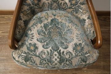 中古　DREXEL HERITAGE(ドレクセルヘリテイジ)　Upholstery(アップホルスタリー)　ローバックチェア(アームチェア、1人掛けソファ)(定価約45万円)(R-051778)