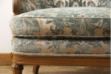 中古　DREXEL HERITAGE(ドレクセルヘリテイジ)　Upholstery(アップホルスタリー)　ローバックチェア(アームチェア、1人掛けソファ)(定価約45万円)(R-051778)