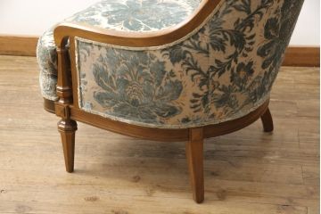 中古　DREXEL HERITAGE(ドレクセルヘリテイジ)　Upholstery(アップホルスタリー)　ローバックチェア(アームチェア、1人掛けソファ)(定価約45万円)(R-051778)