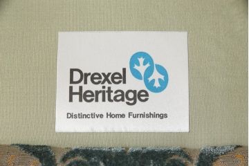 中古　DREXEL HERITAGE(ドレクセルヘリテイジ)　Upholstery(アップホルスタリー)　ローバックチェア(アームチェア、1人掛けソファ)(定価約45万円)(R-051778)