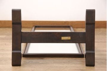 中古　美品　松本民芸家具　シンプルなデザインが魅力的なD型姿見(ミラー、鏡)(定価約12万円)(R-051781)
