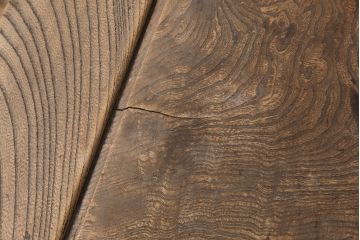 和製アンティーク　総ケヤキ材・玉杢　凝った脚のデザインがおしゃれな座卓(ローテーブル、センターテーブル)(R-051784)