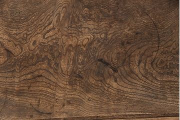 和製アンティーク　総ケヤキ材・玉杢　凝った脚のデザインがおしゃれな座卓(ローテーブル、センターテーブル)(R-051784)