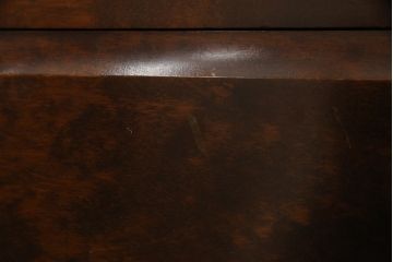 中古　北海道民芸家具　上品な佇まいの2段重ね整理タンス(チェスト、衣装箪笥、引き出し)(R-051788)
