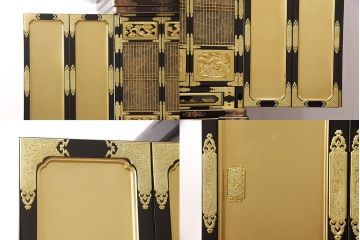 中古　展示品　未使用品　伝統工芸　150代　金仏壇「鳳凰」　細部まで造り込まれた意匠と高級感漂う芸術品のような佇まいが魅力の長岡仏壇(定価約260万円)(R-051791)