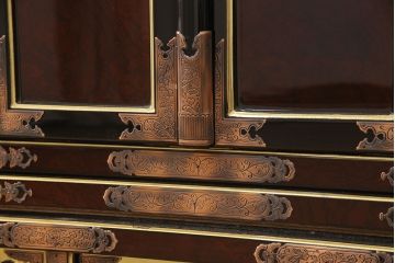 中古　展示品　未使用品　伝統工芸　150代　金仏壇「鳳凰」　細部まで造り込まれた意匠と高級感漂う芸術品のような佇まいが魅力の長岡仏壇(定価約260万円)(R-051791)