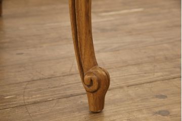 中古　DREXEL HERITAGE(ドレクセルヘリテイジ)　アメリカ輸入モデル　格調高いデザインが魅力的なニレ材製エクステンションテーブル(拡張式テーブル、ダイニングテーブル)(R-051812)