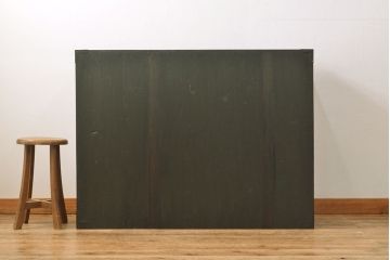 和製アンティーク　美品　漆が綺麗な前面ケヤキ材の仙台箪笥(和箪笥、チェスト、タンス、引き出し)(R-051817)