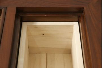 中古　美品　総ケヤキ材　上質な和の空間づくりに最適な関西火鉢(長火鉢、囲炉裏、座卓、ローテーブル)(R-051818)