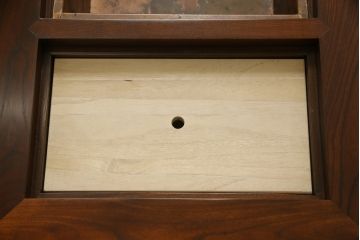 中古　美品　総ケヤキ材　上質な和の空間づくりに最適な関西火鉢(長火鉢、囲炉裏、座卓、ローテーブル)(R-051818)