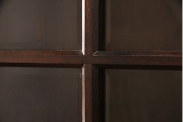 中古　美品　松本民芸家具　シックな雰囲気がおしゃれなA型食器棚(カップボード、キャビネット、収納棚、戸棚)(定価約50万円)(R-051823)