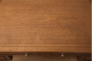 中古　DREXEL HERITAGE(ドレクセルヘリテイジ)のTriune(トライユン)シリーズ!　気品が漂う洗練された佇まいが魅力のニーホールデスク(両袖デスク、机、在宅ワーク、在宅用ワークデスク)(定価約41万円)(R-051824)