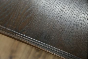 ビンテージ　美品　神戸洋家具　永田良介商店　特注品　民芸風　シンプルなデザインがお部屋に取り入れやすいナラ材製ローテーブル(座卓、センターテーブル、ヴィンテージ)(R-051825)