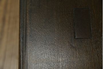 ビンテージ　美品　神戸洋家具　永田良介商店　特注品　民芸風　シンプルなデザインがお部屋に取り入れやすいナラ材製ローテーブル(座卓、センターテーブル、ヴィンテージ)(R-051825)
