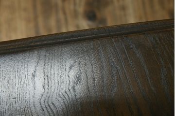 ビンテージ　美品　神戸洋家具　永田良介商店　特注品　民芸風　シンプルなデザインがお部屋に取り入れやすいナラ材製ローテーブル(座卓、センターテーブル、ヴィンテージ)(R-051825)