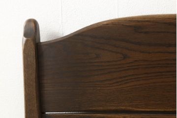 ビンテージ　美品　神戸洋家具　永田良介商店　特注品　民芸風　ナラ材　木の温もりを感じるアームチェア(1人掛け、椅子、ヴィンテージ)(R-051827)