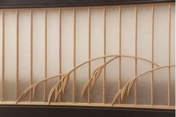 アンティーク建具　空間のアクセントに!和の風情が感じられる欄間(明り取り、明かり取り)(R-051833)