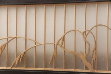 アンティーク建具　空間のアクセントに!和の風情が感じられる欄間(明り取り、明かり取り)(R-051833)