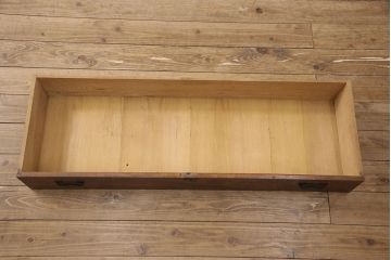 和製アンティーク　前面ケヤキ材　ガラスを入れて丸窓にリメイク!　レトロなデザインが可愛らしい収納戸棚(テレビボード、テレビ台、サイドボード、ローボード)(R-051838)