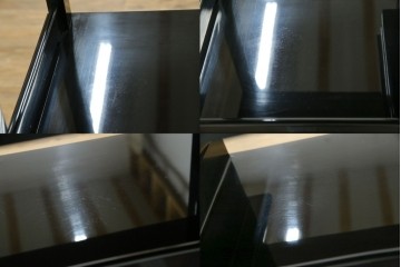 中古　美品　輪島塗り　雅やかな佇まいが上質な雰囲気を漂わせる飾り棚(茶棚、収納棚、戸棚)(R-051840)