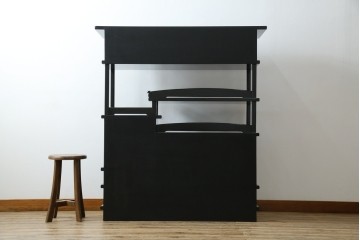 中古　美品　輪島塗り　雅やかな佇まいが上質な雰囲気を漂わせる飾り棚(茶棚、収納棚、戸棚)(R-051840)