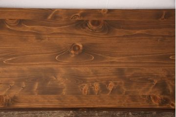 ラフジュ工房オリジナル　古建具リメイク　明るい木色がレトロな印象を高めるローボード(テレビ台、テレビボード、収納棚、リビング収納)(R-051852)