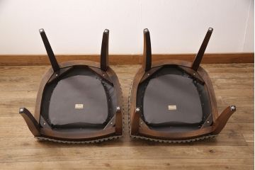 中古　DREXEL HERITAGE(ドレクセルヘリテイジ)のFRANCESCA(フランチェスカ)シリーズ　J917　気品のあるサイドチェア2脚セット(ダイニングチェア、椅子)(2脚定価　約32万円)(R-051856)