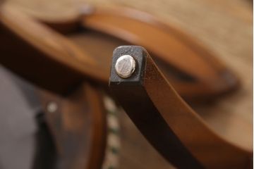 中古　DREXEL HERITAGE(ドレクセルヘリテイジ)のFRANCESCA(フランチェスカ)シリーズ　J917　気品のあるサイドチェア2脚セット(ダイニングチェア、椅子)(2脚定価　約32万円)(R-051856)