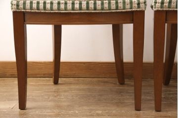 中古　DREXEL HERITAGE(ドレクセルヘリテイジ)のFRANCESCA(フランチェスカ)シリーズ　J917　気品のあるサイドチェア2脚セット(ダイニングチェア、椅子)(定価約16万円・1脚)(R-051857)