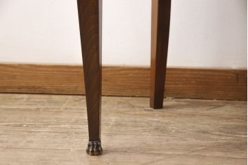 スペインアンティーク　ユニークな真鍮飾りが目を引くアームチェア(イス、椅子)(R-051858)
