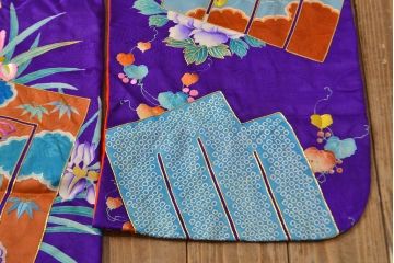 アンティーク着物　刺繍打掛(正絹、古布)(R-051871)