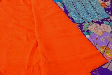 アンティーク着物　刺繍打掛(正絹、古布)(R-051871)