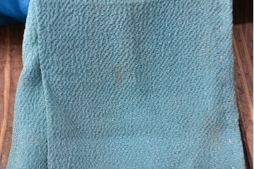 アンティーク着物　フルーツ柄錦紗縮緬　刺繍打掛(正絹、古布)(R-051872)