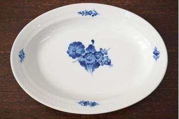 ROYAL COPENHAGEN  ロイヤルコペンハーゲン　ブルーフラワー　ファイアンス　プリンセス　お皿　4点セット(菓子皿、洋食器、4枚セット)(R-051876)
