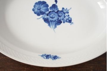 ROYAL COPENHAGEN  ロイヤルコペンハーゲン　ブルーフラワー　ファイアンス　プリンセス　お皿　4点セット(菓子皿、洋食器、4枚セット)(R-051876)