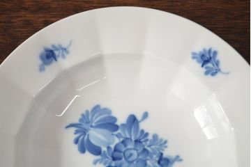 ROYAL COPENHAGEN  ロイヤルコペンハーゲン　ブルーフラワー　ファイアンス　プリンセス　お皿　4点セット(菓子皿、洋食器、4枚セット)(R-051876)