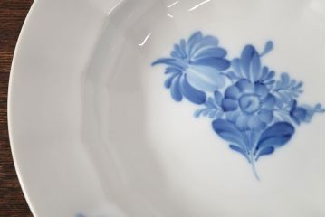 ROYAL COPENHAGEN  ロイヤルコペンハーゲン　ブルーフラワー　ファイアンス　プリンセス　お皿　4点セット(菓子皿、洋食器、4枚セット)(R-051876)