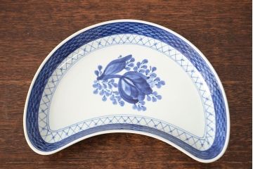 ROYAL COPENHAGEN  ロイヤルコペンハーゲン　ブルーフラワー　ファイアンス　プリンセス　お皿　4点セット(菓子皿、洋食器、4枚セット)(R-051876)